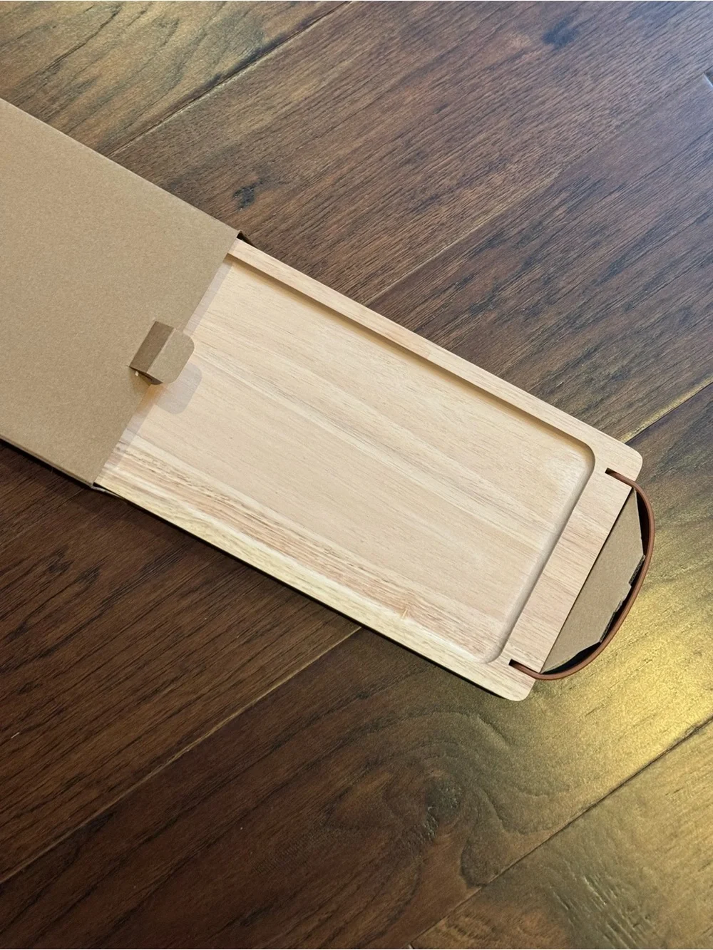NIB Nespresso Coffee Barista Wood Tray